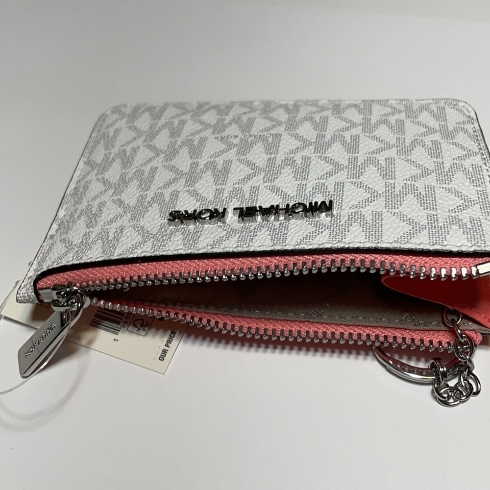 Michael Kors small coin pouch card holder key ring - Picture 6 of 9